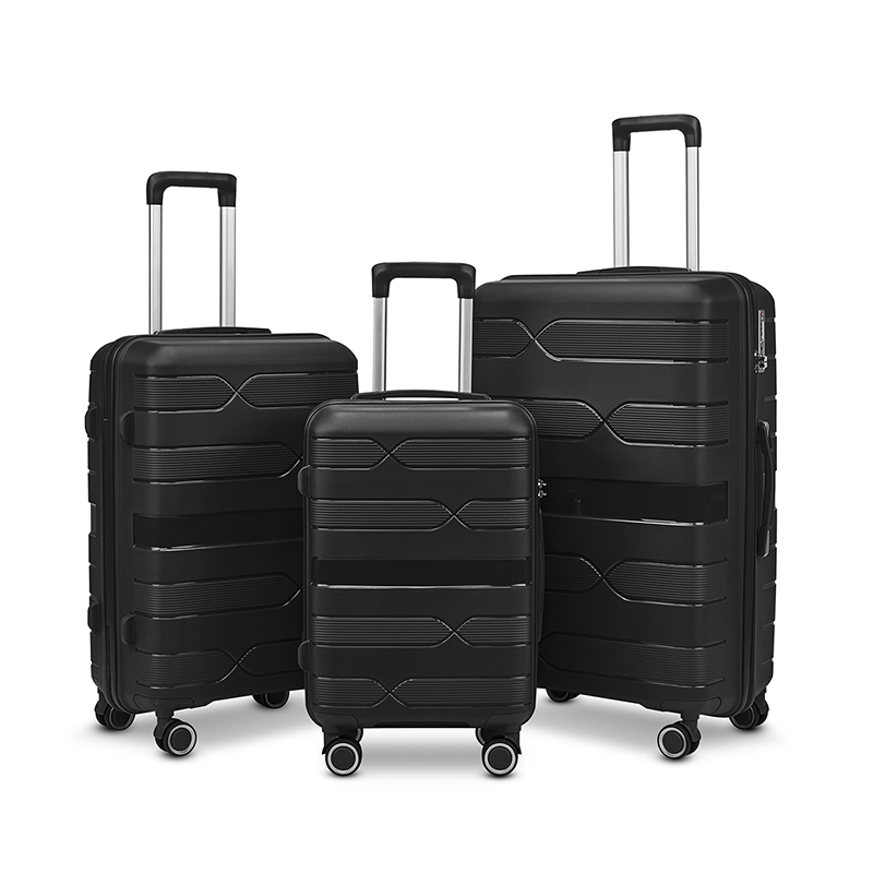 Расширяемый чемодан с вращающимися на 360 градусов колесами, твердый легкий корпус (12)