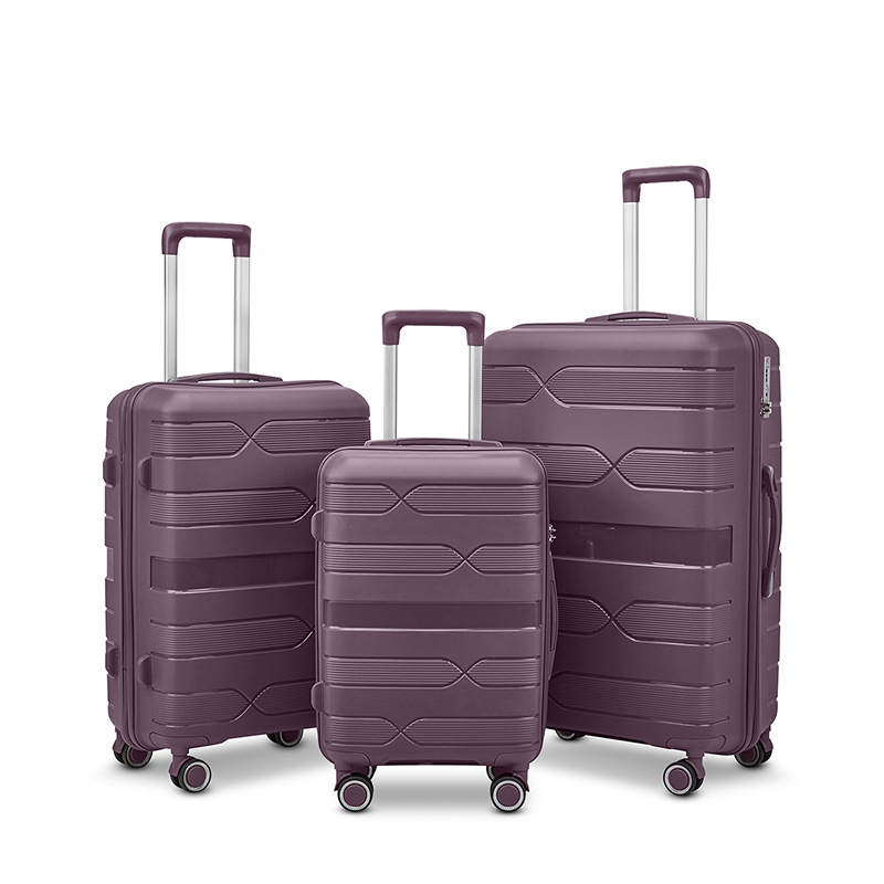 Расширяемый чемодан с вращающимися на 360 градусов колесами, твердый легкий корпус (5)