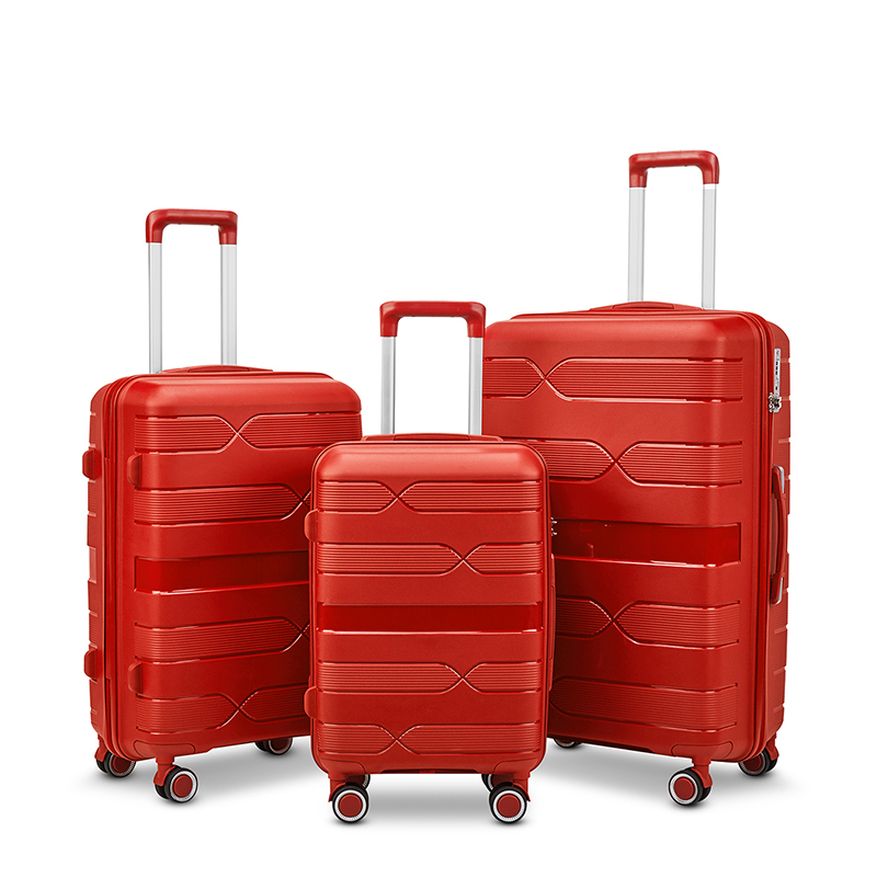 Расширяемый чемодан с вращающимися на 360 градусов колесами, твердый легкий корпус (9)