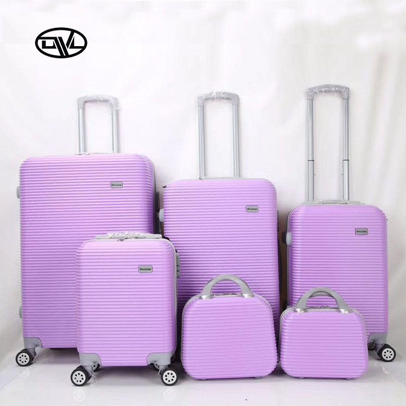 Conjuntos de bagagem rígida, com rodas giratórias duplas, 202428Mala (6)