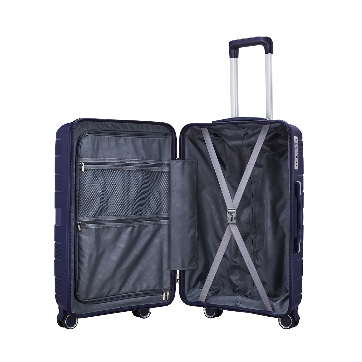 Expandable Suitcase with 360 Spinner Wheels (1)
