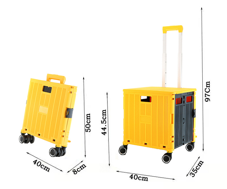 Foldable Utility Cart Rolling-1