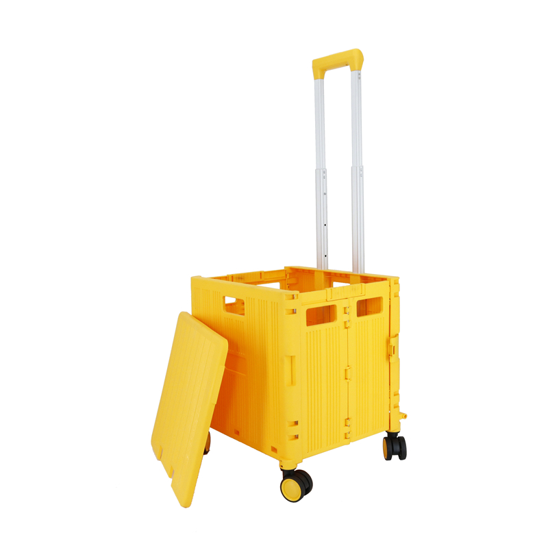 Foldable Utility Cart Rolling Crate (2)